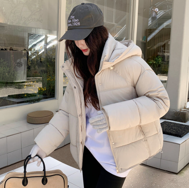 Black Hooded Down Puffer Jacket for Women | Stylish Winter Coat 4