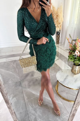 Rose | Women’s Sequin Fringe Dress