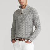 Castello | Men’s Old Money Half-Zip Sweater
