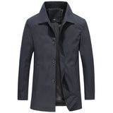 Adriano | Men’s Long Windproof Jacket