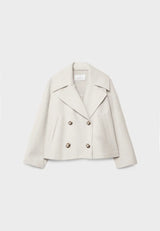 Ameline | Women’s Double-Breasted Cropped Jacket