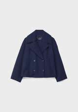 Ameline | Women’s Double-Breasted Cropped Jacket