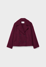 Ameline | Women’s Double-Breasted Cropped Jacket