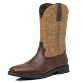 Arvian | Men’s Embroidered Mid-Calf Boots
