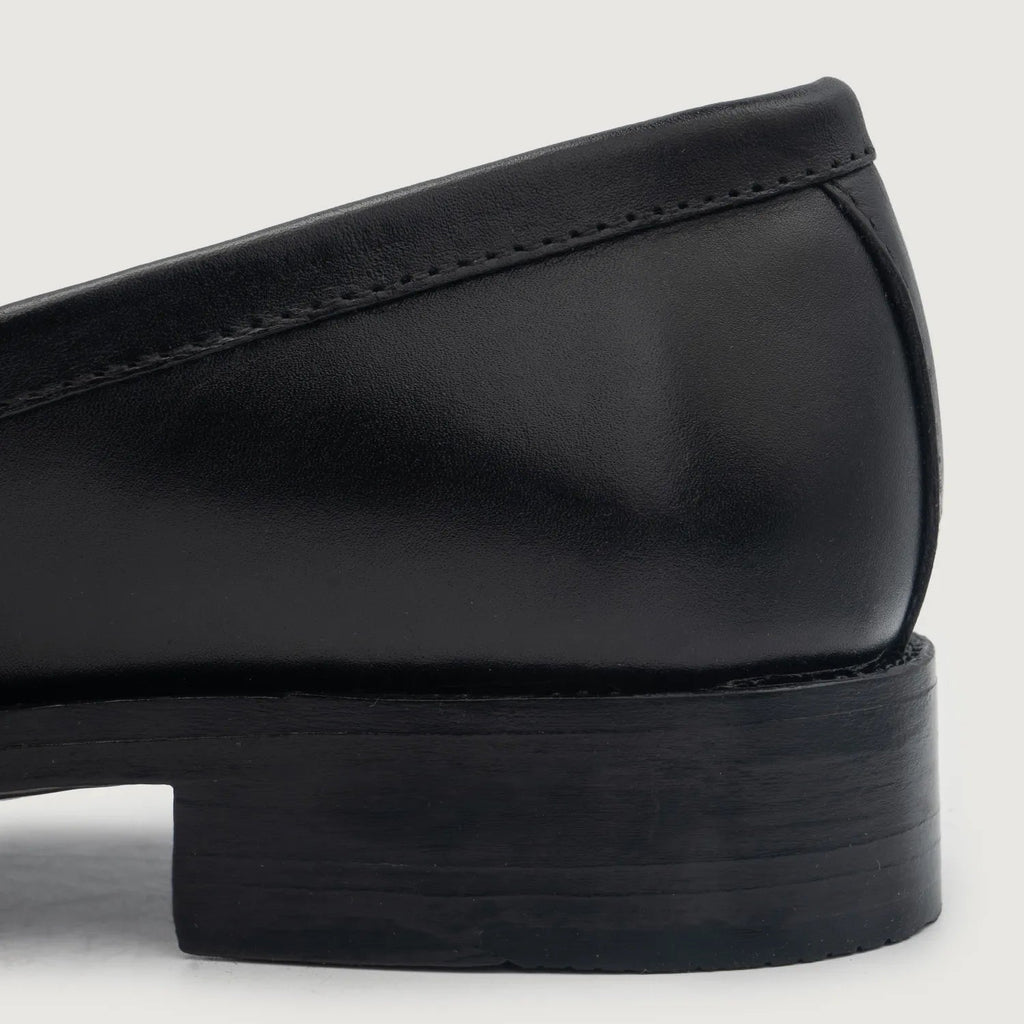 Black Leather Loafers for Women | Premium Comfort Footwear 4