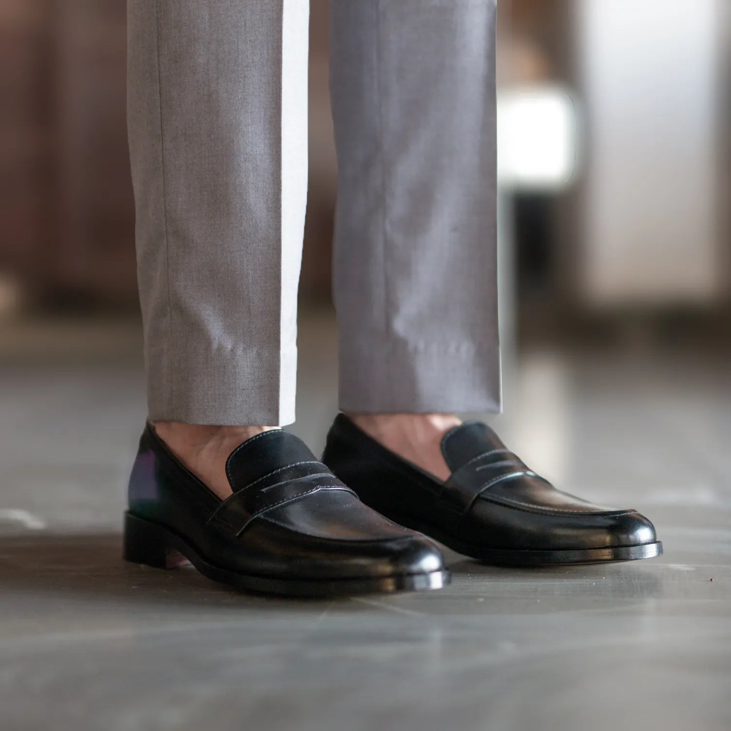 Black Leather Loafers for Women | Premium Comfort Footwear 6