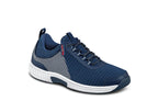 Blue Comfort Sneakers with Ortho-Cushion™ System for Walking Ease 0