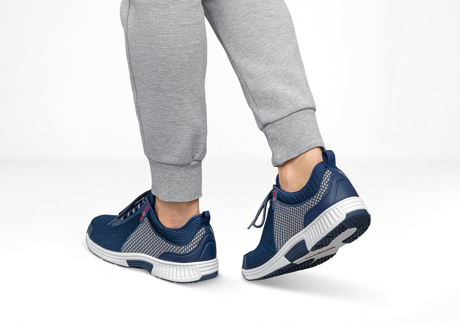 Blue Comfort Sneakers with Ortho-Cushion™ System for Walking Ease 1