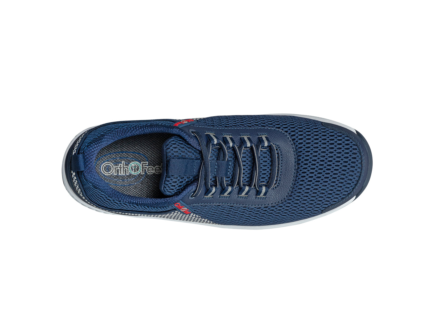 Blue Comfort Sneakers with Ortho-Cushion™ System for Walking Ease 3