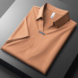 Brooker | Men’s Cotton-Silk Blend Polo