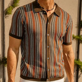 Montiero | Men’s Slim Fit Herringbone Shirt