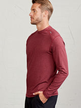 Carrollton Long Sleeve Gym Top for Men | Moisture-Wicking Activewear T-Shirt in Black, Navy, Grey
