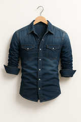 Cedric | Men’s Denim Shirt – Casual Style