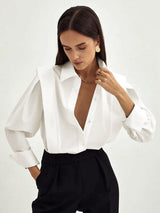 Cheenia | Women’s Classic White Cotton Shirt