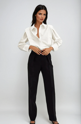Cheenia | Women’s Classic White Cotton Shirt