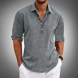 Chinio | Men’s Linen Blend Polo Shirt
