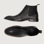 Clarkson Black Chelsea Boots for Men in Full Grain Leather - Stylish & Comfortable Footwear 2