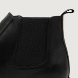 Clarkson Black Chelsea Boots for Men in Full Grain Leather - Stylish & Comfortable Footwear