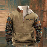 Dako | Men’s Western-Inspired Fleece Pullover