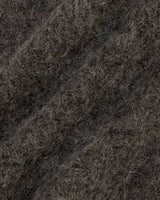 Dark Charcoal Alpaca Cuffed Beanie Hat | Rib Knit for Ultimate Warmth and Style 2