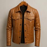 Delviera | Men’s Premium Rider Leather Jacket