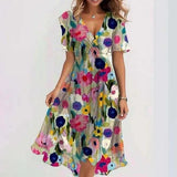 Elaine | Women’s Floral Midi Dress