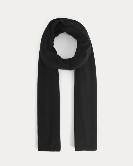 Elegant Black Cashmere Scarf for Women | Soft and Cozy Accessory for Chilly Days 0