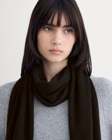 Elegant Black Cashmere Scarf for Women | Soft and Cozy Accessory for Chilly Days