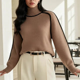 Elizee | Women’s Premium Knit Turtleneck Sweater