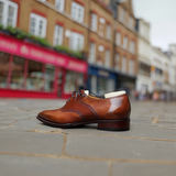 Elowen | Men’s Tan Leather Brogue Oxfords