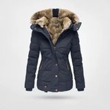 Freya | Women's Black Puffer Winter Parka Jacket for Ultimate Warmth and Style 2