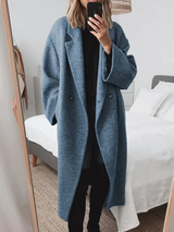 Harper | Women’s Long Cotton-Wool Coat