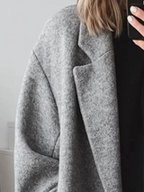 Harper | Women’s Long Cotton-Wool Coat