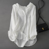 Kye | Women’s Cotton-Linen Lightweight Hoodie