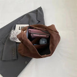 Veloura | Minimalist Suede Hobo Shoulder Bag