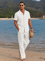 Jameson | Men’s Lightweight Summer Linen Beach Set