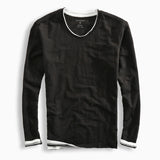 Kaito | Men’s Japanese-Inspired V-Neck Cotton Shirt