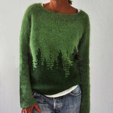 Kiara | Women’s Relaxed Fit Fair Isle Knit Sweater