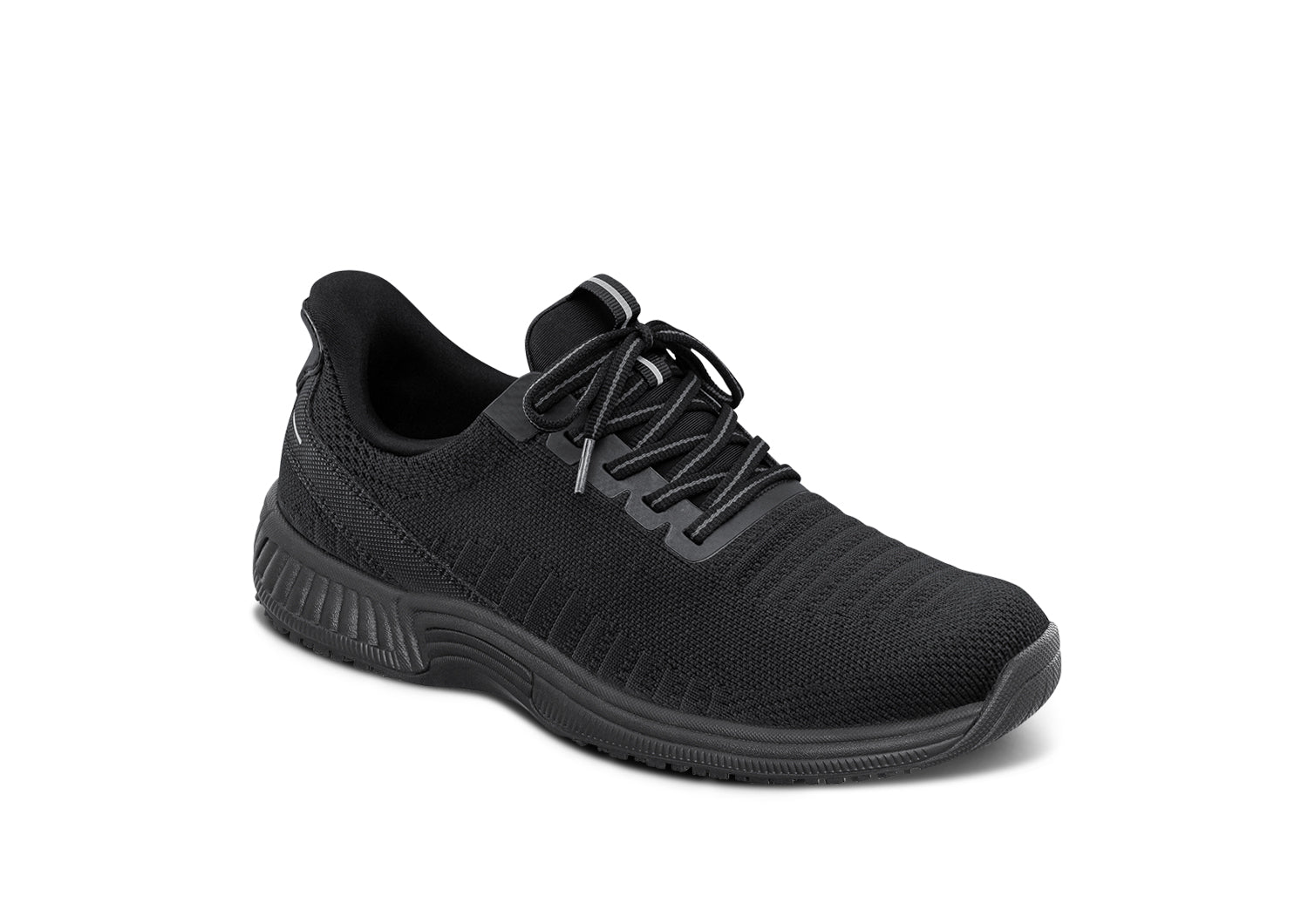 Kita Sporty Slip-On Sneakers in Black with Ortho-Cushion™ Comfort System 0