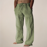 Lazaro | Men’s Relaxed Fit Linen Blend Trousers