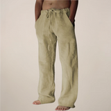 Lazaro | Men’s Relaxed Fit Linen Blend Trousers