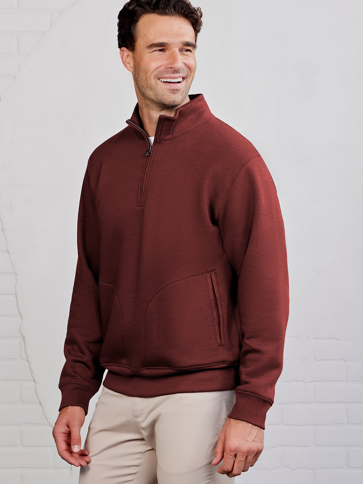 Legacy Heavyweight 1/4 Zip Fleece Jacket for Men | Soft Bamboo & Cotton Blend 2