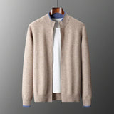 Orvio | Men’s Cashmere Zip-Up Vest