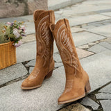 Mannie | Women’s Suede Cowboy Boots