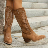 Mannie | Women’s Suede Cowboy Boots