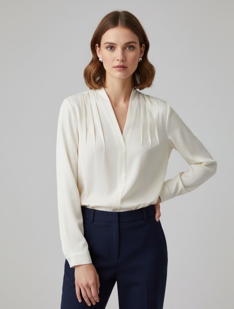 Marivella | Women’s Puff Sleeve Blouse – Bobtasia