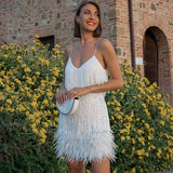 Matilda | Women’s Feather Mini Dress