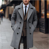 Maxino | Men’s Double-Breasted Overcoat
