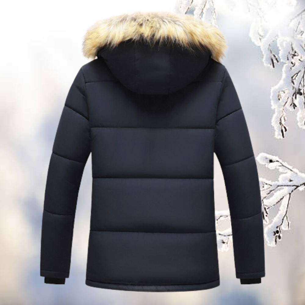 Men's Insulated Parka Jacket with Adjustable Fur Hood | Best Winter Jacket for Men 4