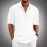 Chinio | Men’s Linen Blend Polo Shirt
